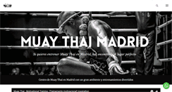 Desktop Screenshot of muaythaimadrid.com